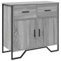 Aparador madera de ingeniería gris Sonoma 79,5x35,5x74,5 cm de , Aparadores - Ref: Foro24-848547, Precio: 86,20 €, Descuento: %