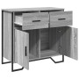 Aparador madera de ingeniería gris Sonoma 79,5x35,5x74,5 cm de , Aparadores - Ref: Foro24-848547, Precio: 86,20 €, Descuento: %