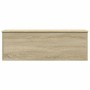 Caja de almacenaje madera ingeniería roble sonoma 102x35x35 cm de , Baúles de almacenamiento - Ref: Foro24-840690, Precio: 84...