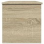 Caja de almacenaje madera ingeniería roble sonoma 102x35x35 cm de , Baúles de almacenamiento - Ref: Foro24-840690, Precio: 84...