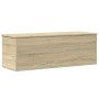 Caja de almacenaje madera ingeniería roble sonoma 102x35x35 cm de , Baúles de almacenamiento - Ref: Foro24-840690, Precio: 84...
