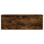 Caja de almacenaje madera ingeniería roble ahumado 102x35x35 cm de , Baúles de almacenamiento - Ref: Foro24-840692, Precio: 8...