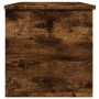 Caja de almacenaje madera ingeniería roble ahumado 102x35x35 cm de , Baúles de almacenamiento - Ref: Foro24-840692, Precio: 8...