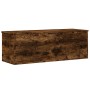 Caja de almacenaje madera ingeniería roble ahumado 102x35x35 cm de , Baúles de almacenamiento - Ref: Foro24-840692, Precio: 8...