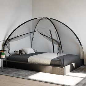 Mosquitera con puertas Mongolia 220 malla negra 200x150x140 cm de , Mosquiteras - Ref: Foro24-4010043, Precio: 26,41 €, Descu...