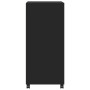 Armario con ruedas madera de ingeniería negro 55x40x91 cm de , Aparadores - Ref: Foro24-853183, Precio: 68,33 €, Descuento: %