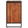 Zapatero de madera maciza de acacia 67x38x65 cm de , Armarios y almacenamiento - Ref: Foro24-376049, Precio: 236,08 €, Descue...