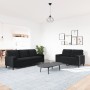 Juego de sofás con cojines 2 piezas terciopelo negro de , Sofás - Ref: Foro24-3278416, Precio: 510,81 €, Descuento: %