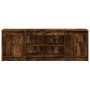 Mueble de TV LED madera ingeniería roble ahumado 139,5x34x50 cm de , Muebles TV - Ref: Foro24-852198, Precio: 96,58 €, Descue...