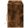 Mueble de TV LED madera ingeniería roble ahumado 139,5x34x50 cm de , Muebles TV - Ref: Foro24-852198, Precio: 96,58 €, Descue...