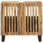 Armario de lavabo para baño madera maciza de mango 62x34x58 cm de , Muebles de baño - Ref: Foro24-377529, Precio: 131,14 €, D...