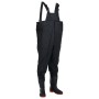 Vadeador de pecho con botas negro talla 43 de , Vadeadores para caza y para pesca - Ref: Foro24-4016986, Precio: 30,86 €, Des...