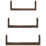 Estante de pared 3 unidades madera de ingeniería roble marrón de , Estantes y estanterías - Ref: Foro24-853314, Precio: 20,01...