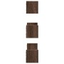 Estante de pared 3 unidades madera de ingeniería roble marrón de , Estantes y estanterías - Ref: Foro24-853314, Precio: 20,01...