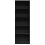 Estantería de madera de ingeniería negra 60x24x176 cm de , Librerías y estanterías - Ref: Foro24-857822, Precio: 80,03 €, Des...