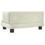 Cama para perros de terciopelo crema 60x40x30 cm de , Camas para perros - Ref: Foro24-171912, Precio: 57,62 €, Descuento: %