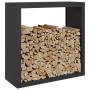 Leñero de acero negro 100x40x100 cm de , Bolsas y soportes de leña - Ref: Foro24-850968, Precio: 131,48 €, Descuento: %