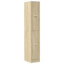 Armario botiquín madera ingeniería roble Sonoma 30x41x174,5 cm de , Taquillas y armarios de almacenamiento - Ref: Foro24-3309...