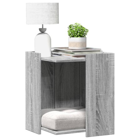 Mueble arenero para gatos madera gris Sonoma 42x42x51 cm de , Mobiliario para gatos - Ref: Foro24-857747, Precio: 40,41 €, De...
