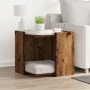 Mueble arenero de gatos madera ingeniería envejecida 53x53x51cm de , Mobiliario para gatos - Ref: Foro24-857758, Precio: 56,0...