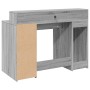 Escritorio con LED madera ingeniería gris sonoma 120x55x91 cm de , Escritorios - Ref: Foro24-3309416, Precio: 203,66 €, Descu...