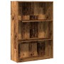 Estantería madera de ingeniería color envejecido 80x30x114 cm de , Librerías y estanterías - Ref: Foro24-857938, Precio: 50,6...