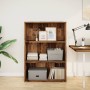 Estantería madera de ingeniería color envejecido 80x30x114 cm de , Librerías y estanterías - Ref: Foro24-857938, Precio: 50,6...