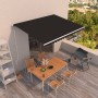 Toldo retráctil automático gris antracita 400x350 cm de vidaXL, Toldos - Ref: Foro24-3068989, Precio: 426,97 €, Descuento: %