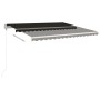 Toldo retráctil automático gris antracita 400x350 cm de vidaXL, Toldos - Ref: Foro24-3068989, Precio: 426,97 €, Descuento: %