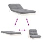 Futón sofá cama con colchón madera maciza blanco 80x206x11 cm de , Futones - Ref: Foro24-846757, Precio: 221,37 €, Descuento: %