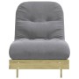 Futón sofá cama con colchón madera impregnada pino 70x206x11 cm de , Futones - Ref: Foro24-846755, Precio: 178,15 €, Descuent...