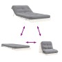 Futón sofá cama con colchón madera maciza blanco 90x206x11 cm de , Futones - Ref: Foro24-846762, Precio: 228,79 €, Descuento: %