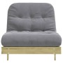 Futón sofá cama con colchón madera impregnada pino 80x206x11 cm de , Futones - Ref: Foro24-846760, Precio: 202,26 €, Descuent...