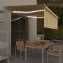 Automatic awning LED blinds wind sensor 4.5x3m by vidaXL, Awnings - Ref: Foro24-3069333, Price: 645,83 €, Discount: %