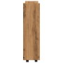 Carro de almacenaje estrecho 3 niveles madera roble artisian de , Carros de cocina y comedor - Ref: Foro24-855258, Precio: 58...