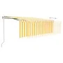 Toldo automático persiana LED sensor de viento 4,5x3m de vidaXL, Toldos - Ref: Foro24-3069333, Precio: 645,83 €, Descuento: %