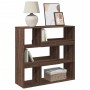 Separador de ambientes madera marrón roble 100x33x94,5 cm de , Librerías y estanterías - Ref: Foro24-3309480, Precio: 74,97 €...