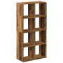 Librería divisor madera ingeniería envejecida 69,5x29x137,5 cm de , Librerías y estanterías - Ref: Foro24-858028, Precio: 71,...