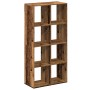 Librería divisor madera ingeniería envejecida 69,5x29x137,5 cm de , Librerías y estanterías - Ref: Foro24-858028, Precio: 71,...