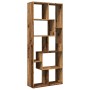 Librería divisora madera ingeniería envejecida 67x25x161,5 cm de , Librerías y estanterías - Ref: Foro24-858082, Precio: 89,2...