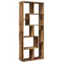 Librería divisora madera ingeniería envejecida 67x25x161,5 cm de , Librerías y estanterías - Ref: Foro24-858082, Precio: 89,2...