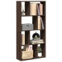 Estantería de madera de ingeniería marrón roble 60x20x120 cm de , Librerías y estanterías - Ref: Foro24-858153, Precio: 74,25...
