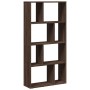 Estantería de madera de ingeniería marrón roble 60x20x120 cm de , Librerías y estanterías - Ref: Foro24-858153, Precio: 74,25...
