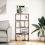 Estantería de madera de ingeniería marrón roble 60x20x120 cm de , Librerías y estanterías - Ref: Foro24-858153, Precio: 74,25...