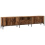 Mueble TV con cajón madera ingeniería envejecida 200x25x44 cm de , Muebles TV - Ref: Foro24-857696, Precio: 129,19 €, Descuen...