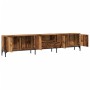 Mueble TV con cajón madera ingeniería envejecida 200x25x44 cm de , Muebles TV - Ref: Foro24-857696, Precio: 129,19 €, Descuen...