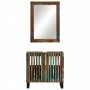Conjunto de muebles de baño 2 piezas madera maciza de acacia de , Muebles de baño - Ref: Foro24-3217104, Precio: 181,92 €, De...