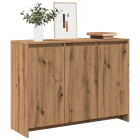 Aparador de madera de ingeniería roble artisan 102x33x75 cm de , Aparadores - Ref: Foro24-856781, Precio: 117,26 €, Descuento: %