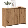Aparador de madera de ingeniería roble artisan 102x33x75 cm de , Aparadores - Ref: Foro24-856781, Precio: 117,26 €, Descuento: %