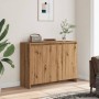 Aparador de madera de ingeniería roble artisan 102x33x75 cm de , Aparadores - Ref: Foro24-856781, Precio: 117,26 €, Descuento: %